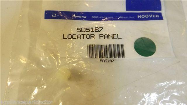 MAYTAG WHIRLPOOL DRYER 505187 Locator, Panel NEW IN BAG MAYTAG WHIRLPOOL DRYER 505187 Locator, Panel NEW IN BAG
